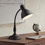 Watch A Video About the Breck Dark Bronze Gooseneck Desk Lamp