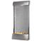 Breckenridge 42" High Steel Mirror LED Outdoor Wall Fountain