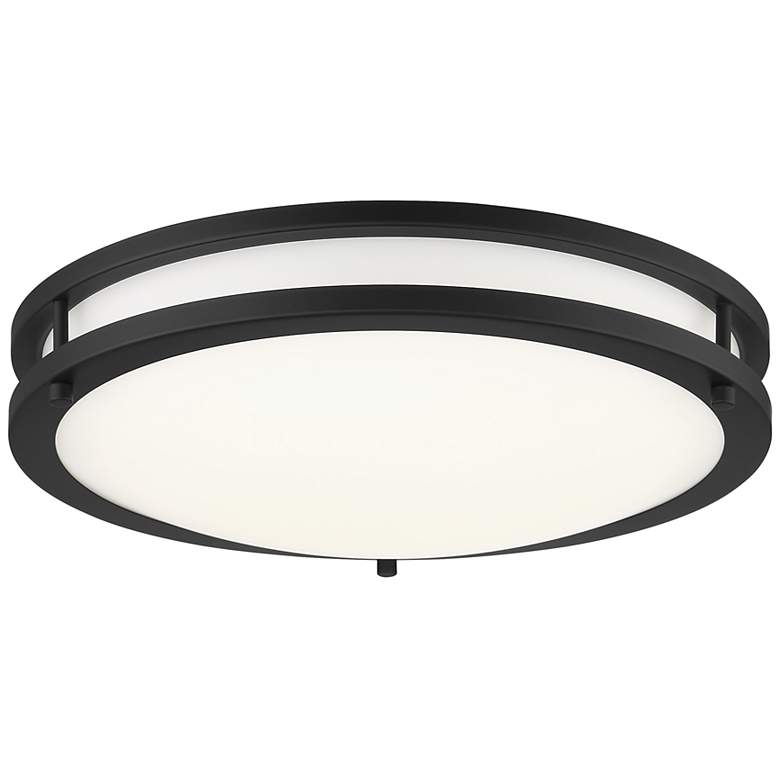 Image 1 Bree 15 3/4" Wide Coal LED Ceiling Light