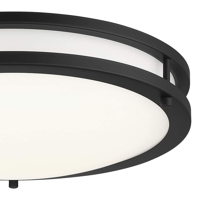 Image 2 Bree 15 3/4" Wide Coal LED Ceiling Light more views