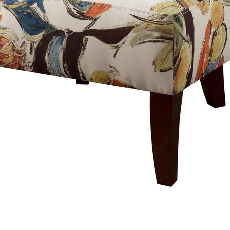 Bree Multi-Color Tufted Hourglass Armless Accent Chair - #82W69 | Lamps ...