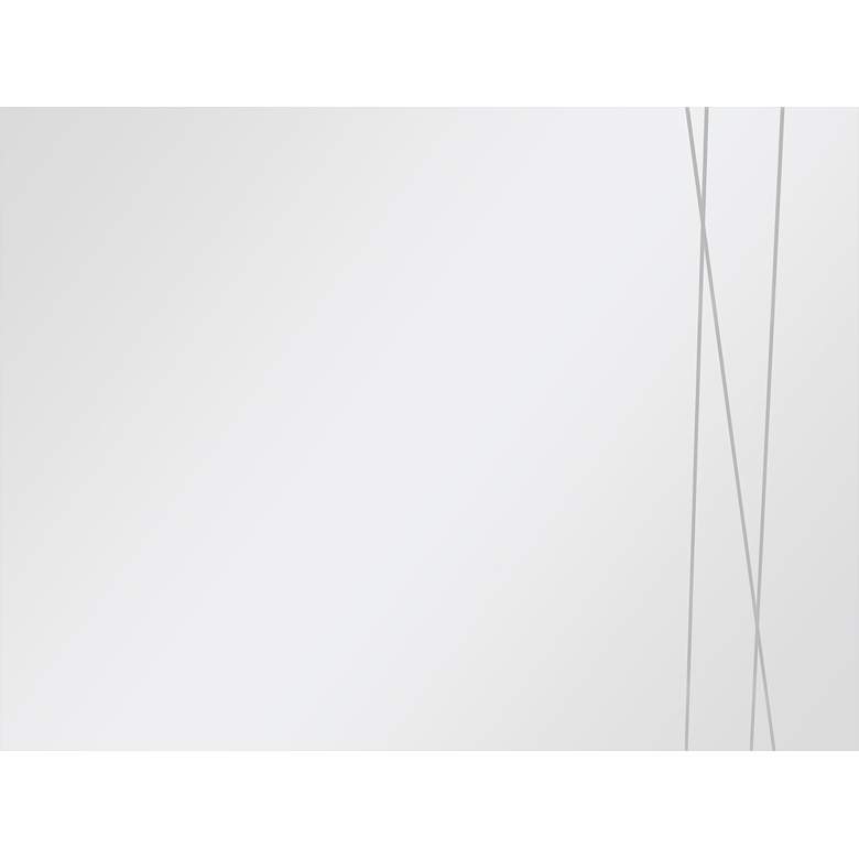 Image 2 Brenda 23 1/2" x 31 1/2" Rectangular Etched Wall Mirror