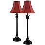 1_Brenda 25.75" High Bronze Buffet Lamp Set of 2