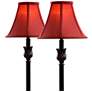 3_Brenda 25.75" High Bronze Buffet Lamp Set of 2 more views