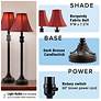 5_Brenda 25.75" High Bronze Buffet Lamp Set of 2 more views