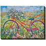 Thumbnail2 of Brenda's Bike 40" Wide All-Weather Outdoor Canvas Wall Art