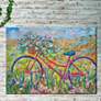 Thumbnail1 of Brenda's Bike 40" Wide All-Weather Outdoor Canvas Wall Art