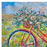Thumbnail3 of Brenda's Bike 40" Wide All-Weather Outdoor Canvas Wall Art more views