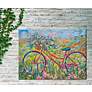 Thumbnail4 of Brenda's Bike 40" Wide All-Weather Outdoor Canvas Wall Art more views