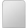 Brendan Matte Black 34" x 40 1/4" Rectangular Wall Mirror