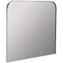 Brendan Shiny Silver 40" x 34 1/4" Rectangular Wall Mirror