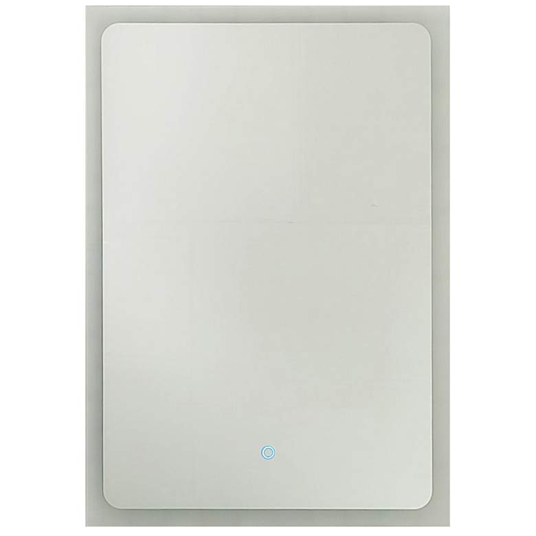 Image 1 Brenell 19.75 x 27.5 in ON/OFF Touch LED Light Bathroom Vanity Mirror
