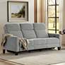2_Brennan Praetor Dusk Fabric 2-Recliner Power Sofa