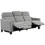 Brennan Praetor Dusk Fabric 2-Recliner Power Sofa in scene