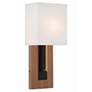 1_Brent 15" High Vibrant Gold and Matte Black ADA Wall Sconce