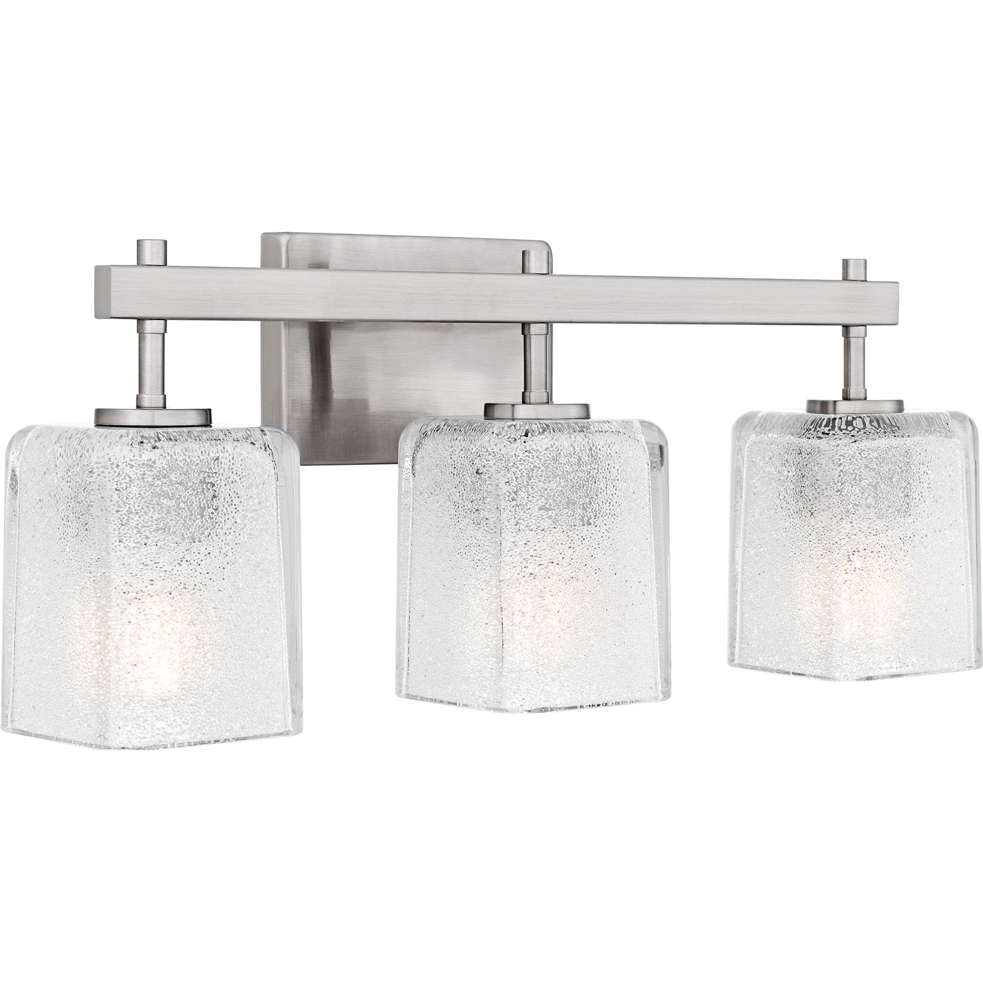 Thumbnail3 of Brenthouse 22 1/2" Wide Brushed Nickel 3-Light Bath Light more views