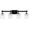 Brenthouse 4-Light Matte Black Bath Light
