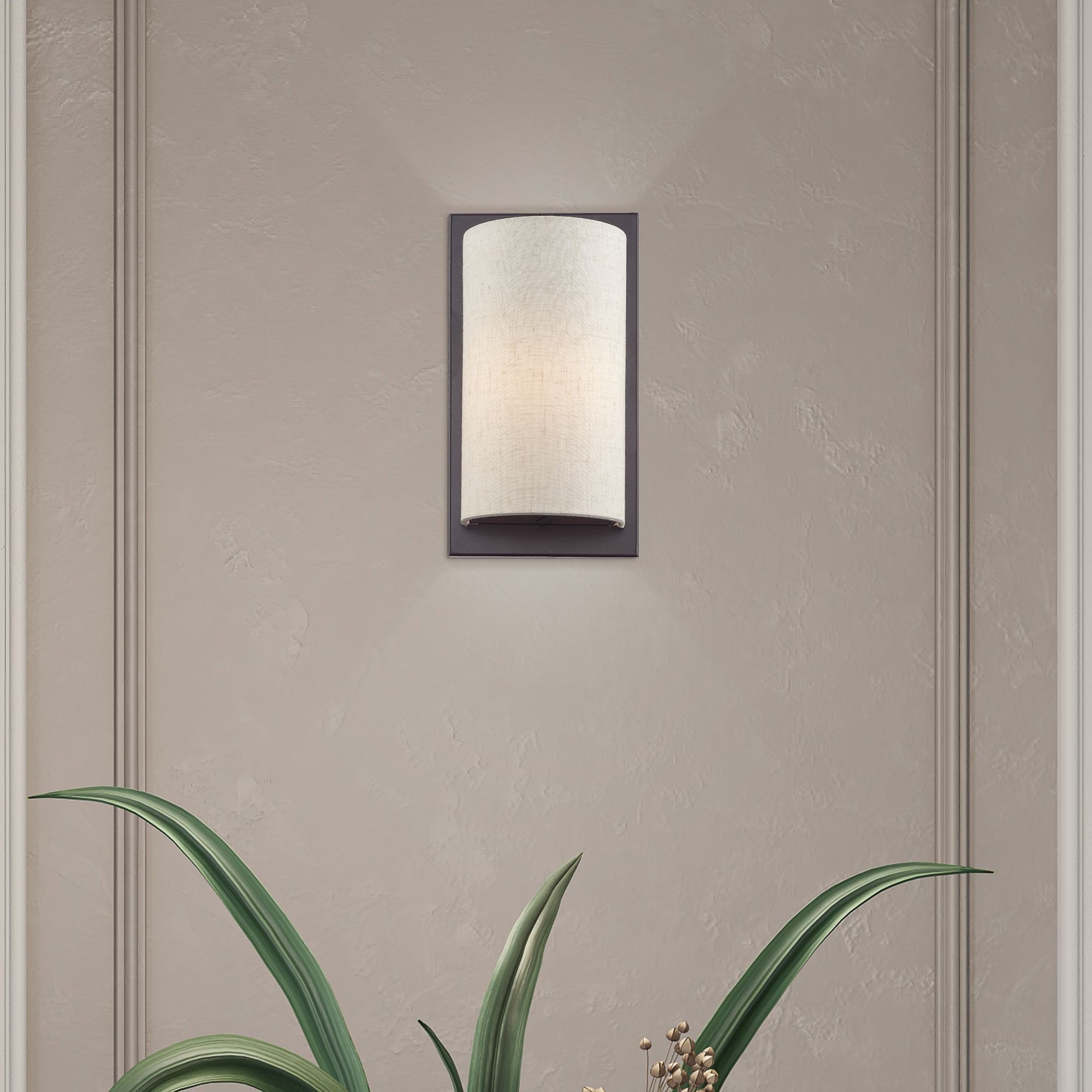 Brenton 11" High English Bronze ADA Wall Sconce