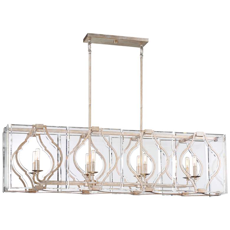 Image 2 Brenton Cove 50 1/4 inchW Gold Kitchen Island Light Chandelier