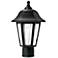 Brentwood 15.5" High Black Finish Traditional Outdoor Post Mount Light