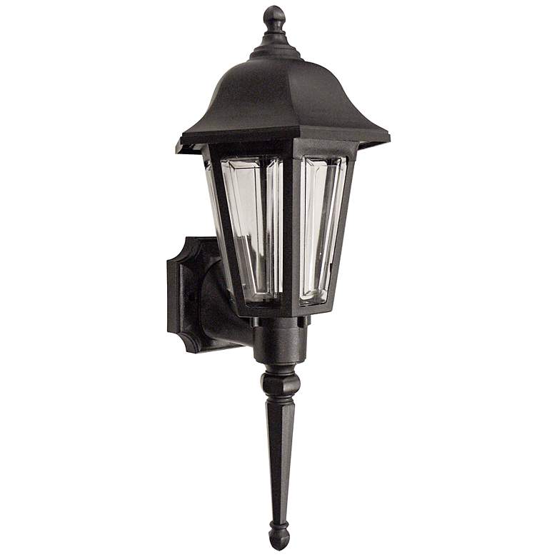 Image 1 Brentwood 21 1/2 inch Marine Grade Black Finish Traditional Outdoor Light