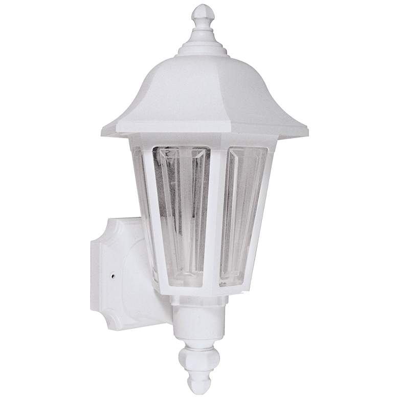 Image 1 Brentwood 21 1/2" Marine Grade White Finish Traditional Outdoor Light