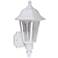 Brentwood 21 1/2" Marine Grade White Finish Traditional Outdoor Light