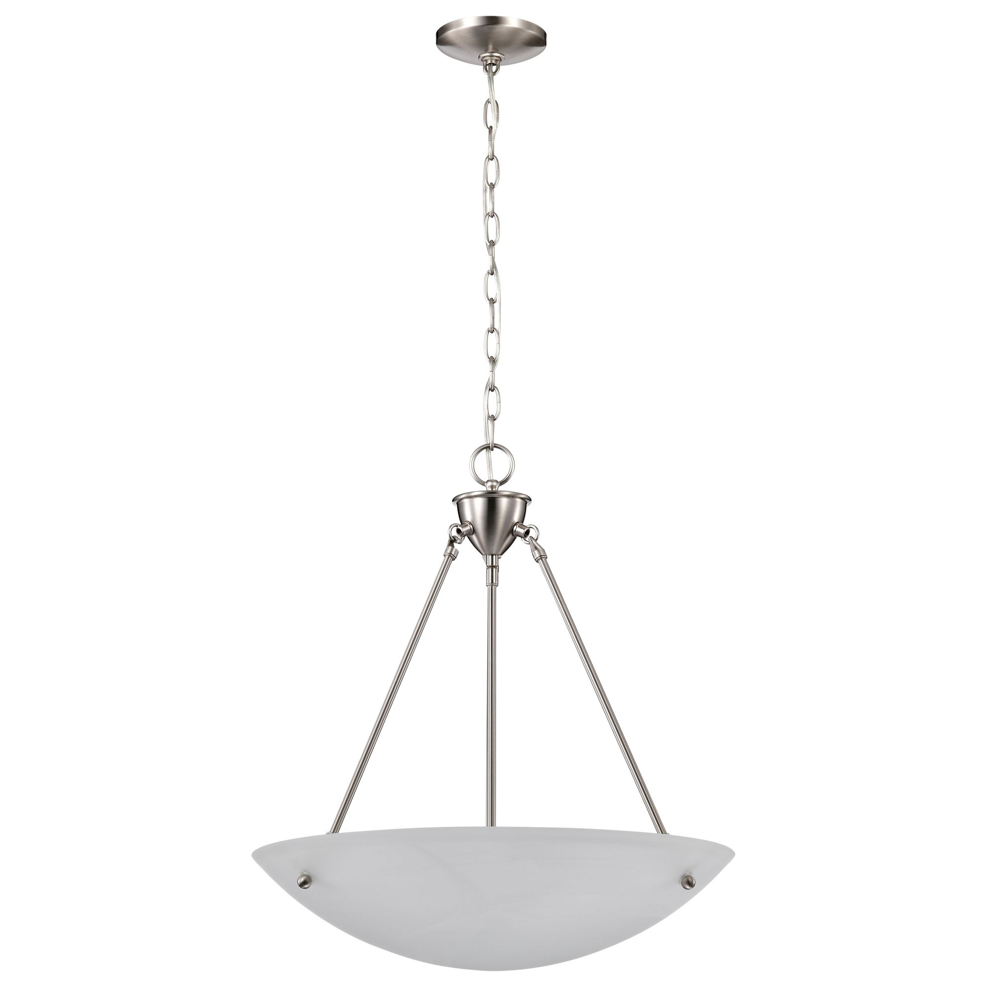 Image 3 Brentwood 22 1/2" Wide Brushed Nickel Bowl Pendant Light more views