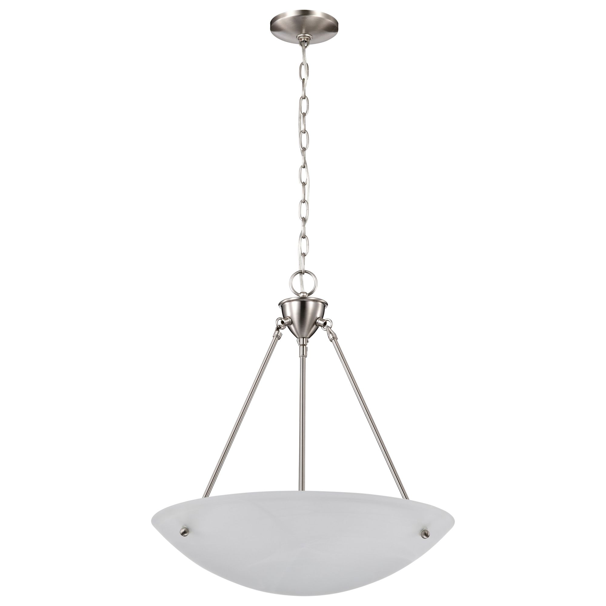 Image 6 Brentwood 22 1/2" Wide Brushed Nickel Bowl Pendant Light more views