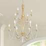 Brentwood 26" Wide French Gold 10-Light 2-Tier Chandelier