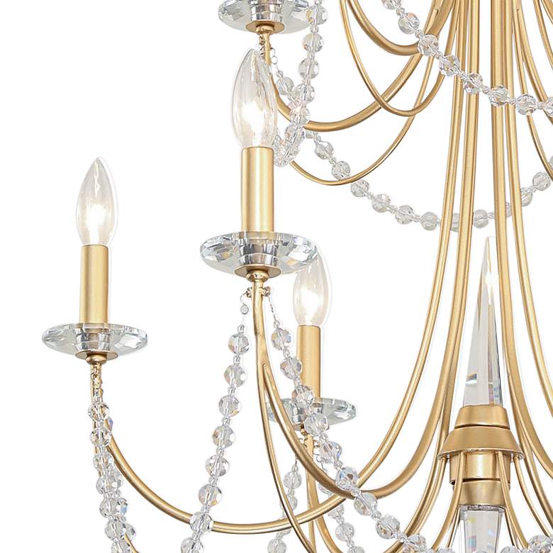 Image 3 Brentwood 26" Wide French Gold 10-Light 2-Tier Chandelier more views
