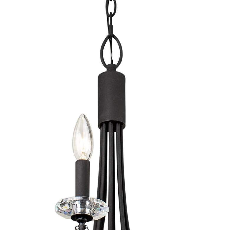 Image 4 Brentwood 31 3/4" Wide Carbon Black 8-Light Chandelier more views