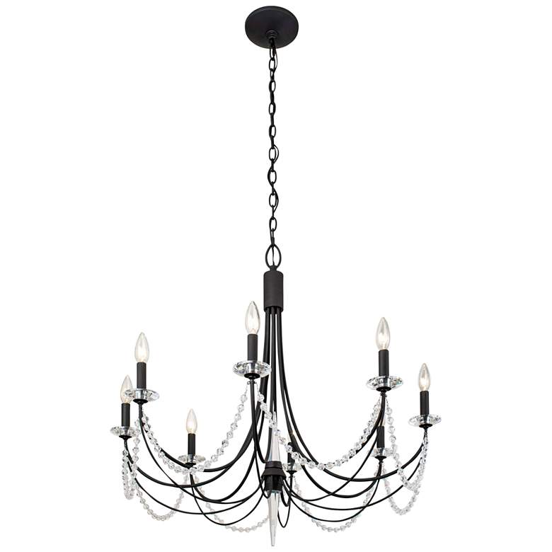 Image 5 Brentwood 31 3/4" Wide Carbon Black 8-Light Chandelier more views