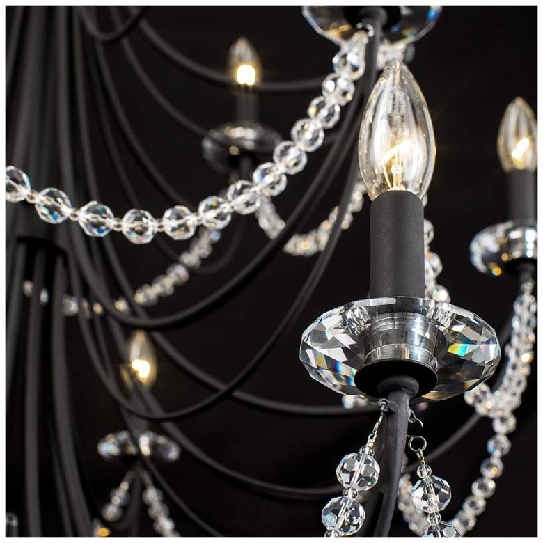 Image 6 Brentwood 42.5" High Black Chandelier more views