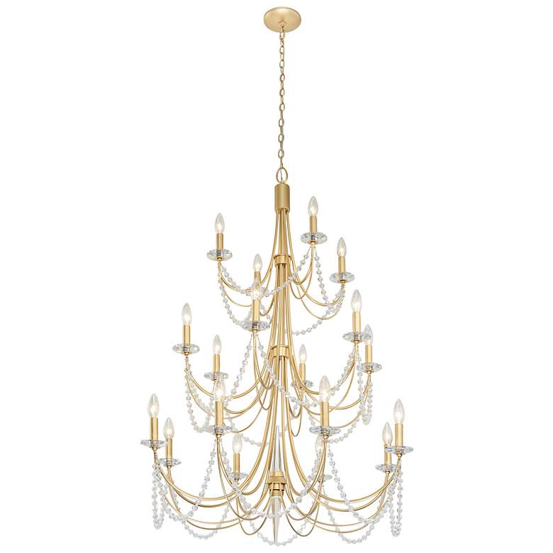 Image 1 Brentwood 42.5" High Gold Chandelier