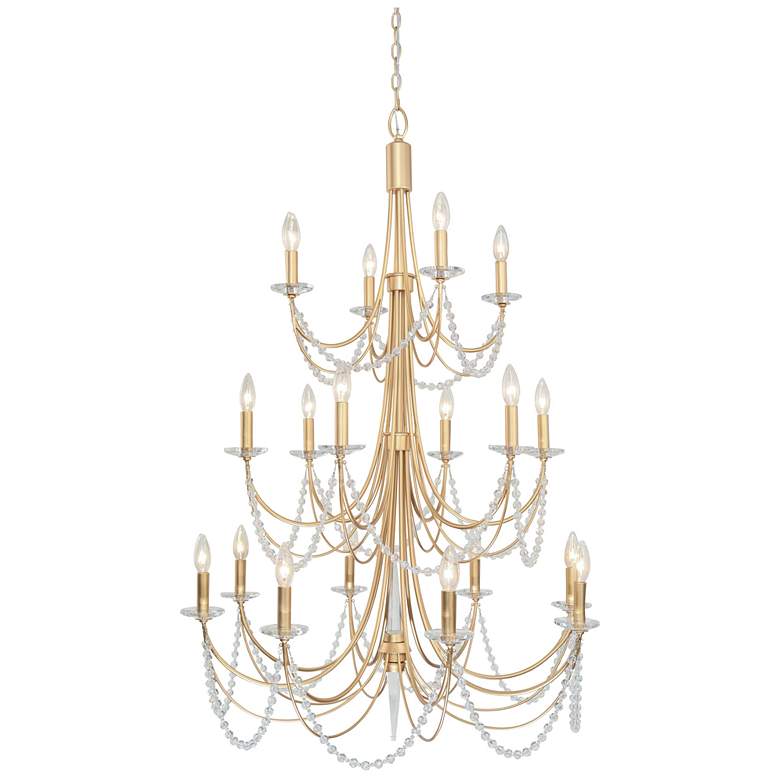 Image 2 Brentwood 42.5" High Gold Chandelier more views
