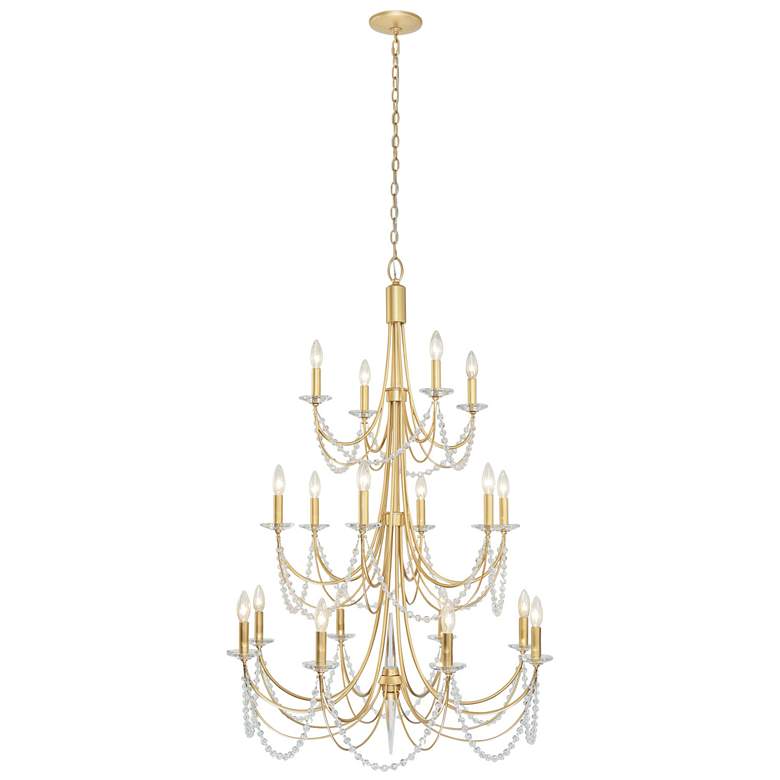 Image 3 Brentwood 42.5" High Gold Chandelier more views