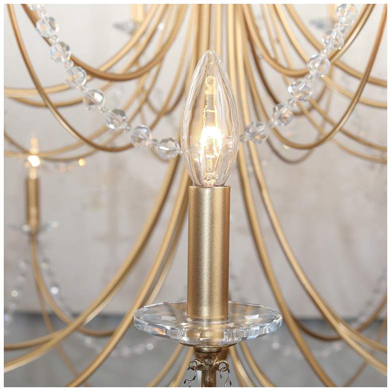 Image 4 Brentwood 42.5" High Gold Chandelier more views