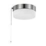 6_Brentwood 8" Wide Brushed Nickel LED Pull Chain Ceiling Light more views