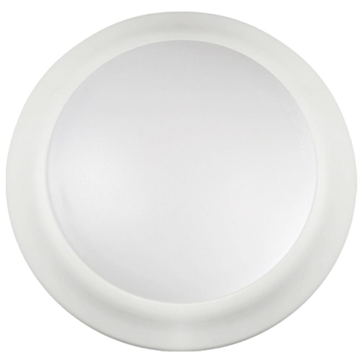 Image 2 Brentwood 8" Wide Matte White Round LED Disk Ceiling Light 6 Pack more views