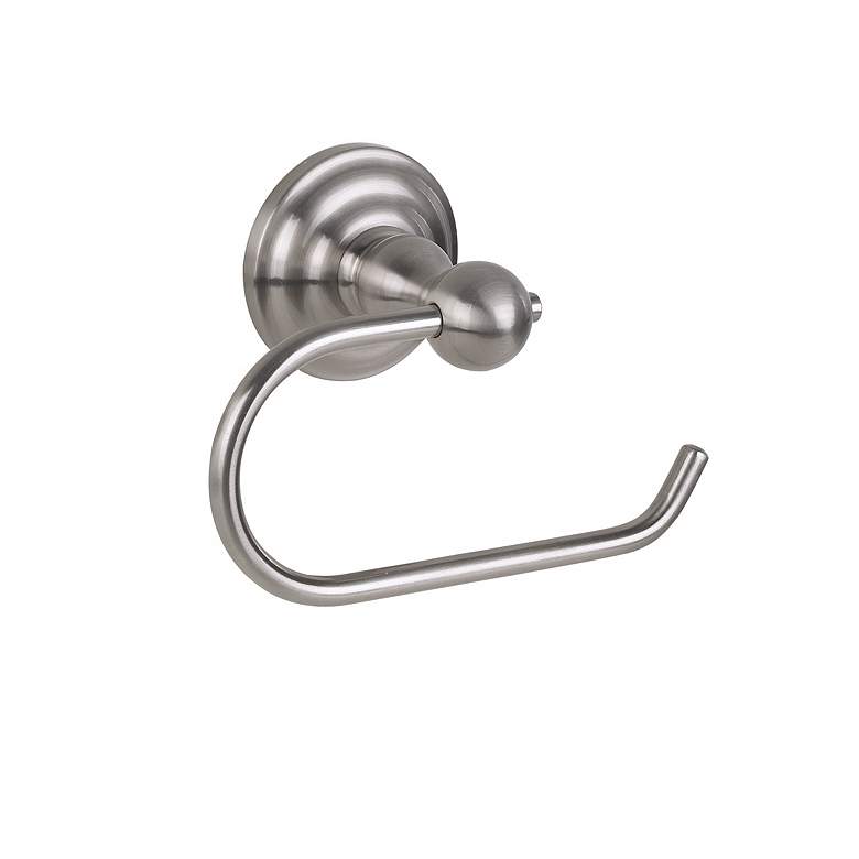Image 1 Brentwood Euro Style Satin Nickel Toilet Paper Holder