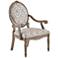Brentwood Gray Exposed Wood Armchair