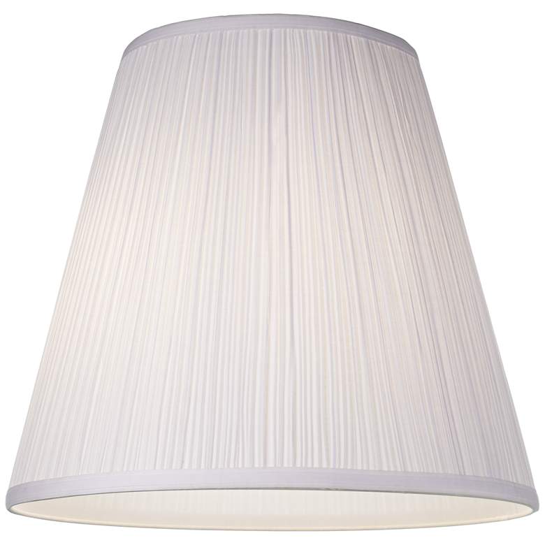 Brentwood Mushroom Pleated Shade 9x16x14.5 (Spider) - #2M860 | Lamps Plus