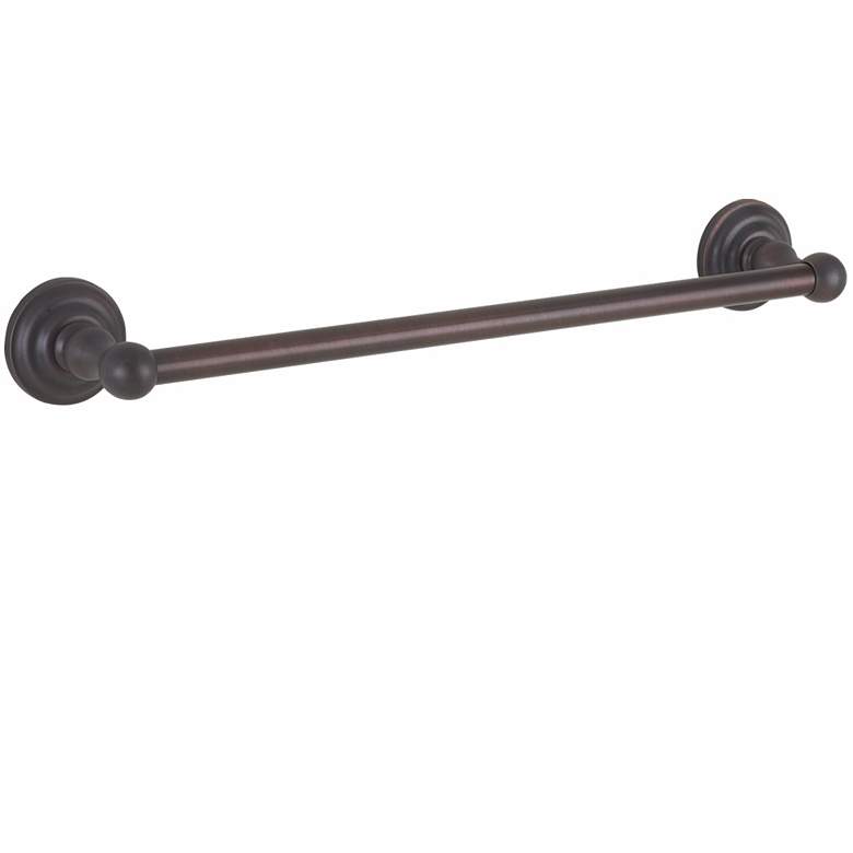 Image 1 Brentwood Oil Rubbed Bronze 18 inch Wide Bathroom Towel Bar