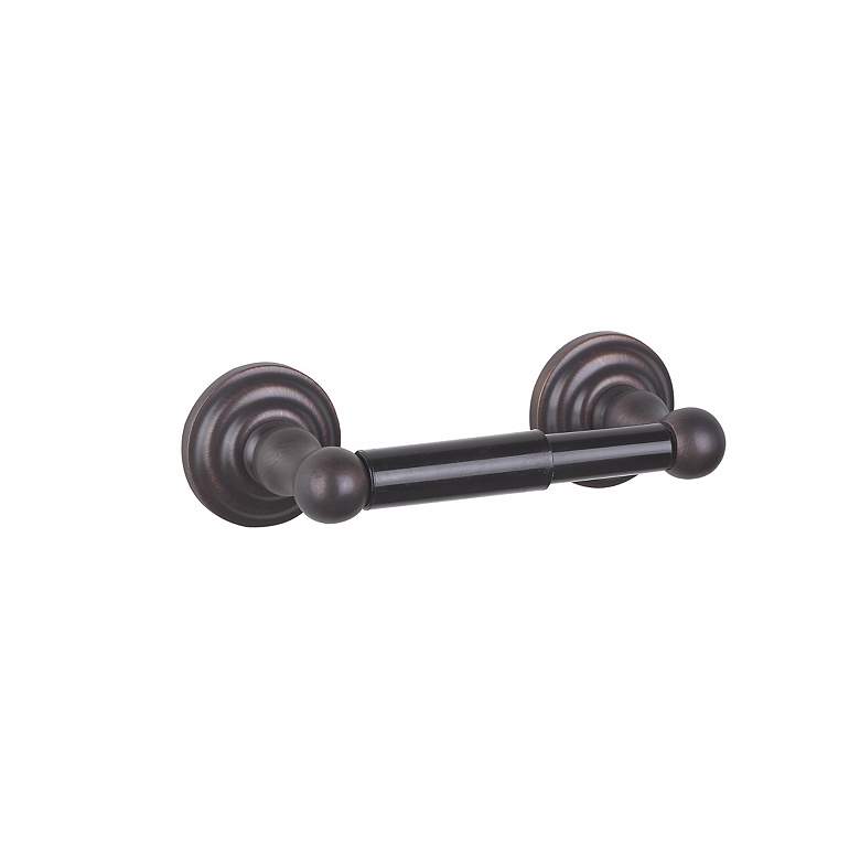 Image 1 Brentwood Oil Rubbed Bronze 9 1/2 inch Wide Toilet Paper Holder