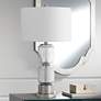 Bresso Clear Fluted Glass Table Lamp