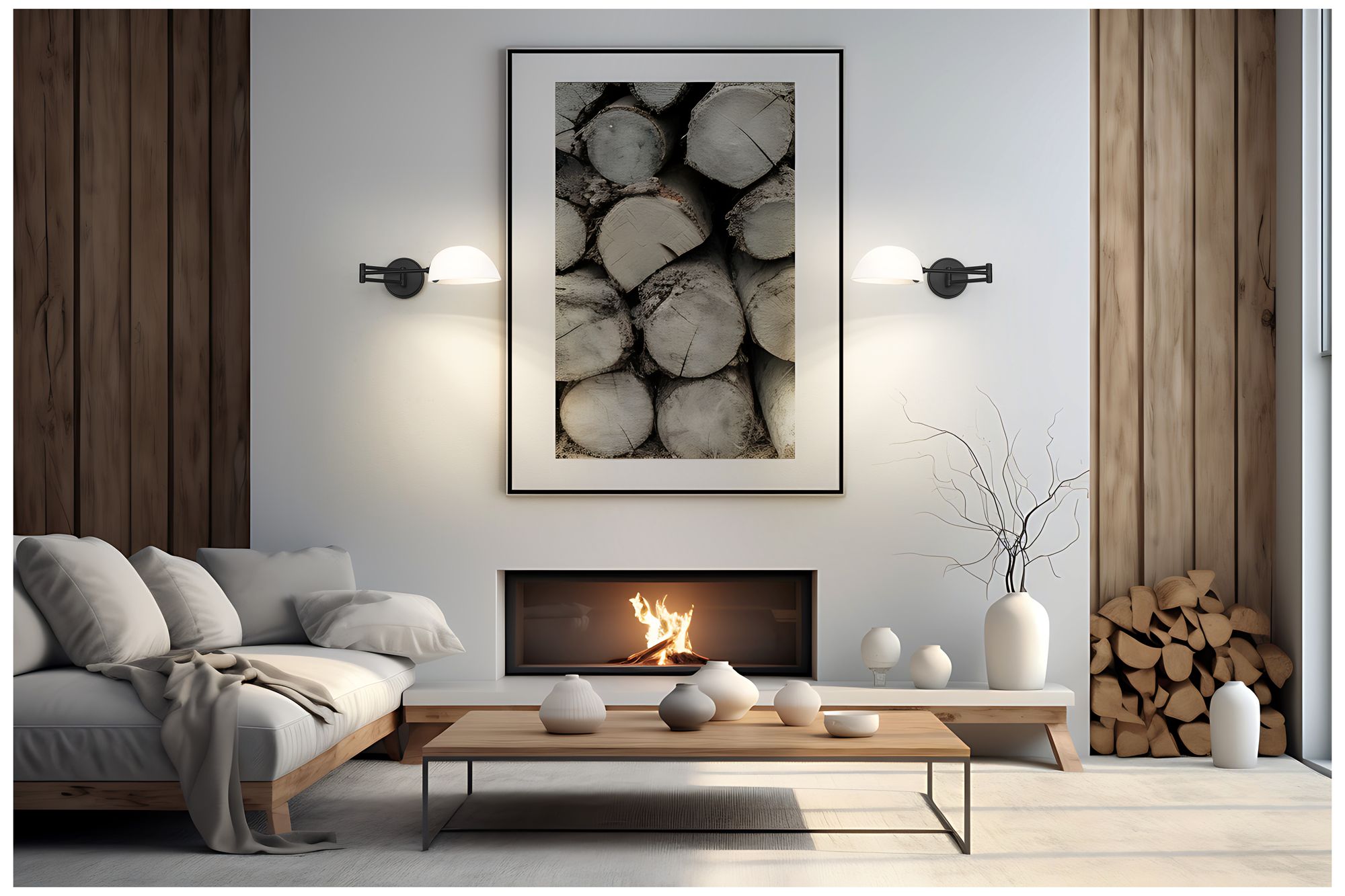 Image 3 Breton by Z-Lite Matte Black 1 Light Wall Sconce more views