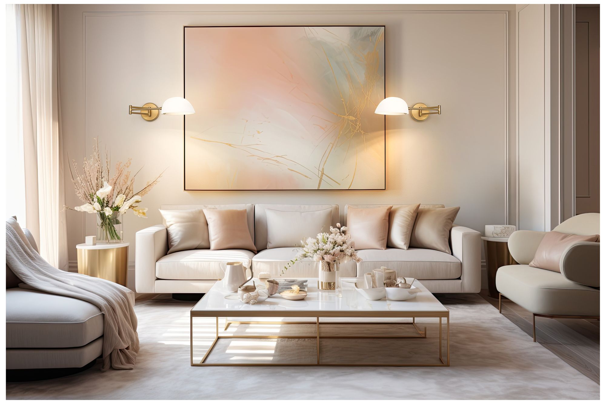 Image 3 Breton by Z-Lite Modern Gold 1 Light Wall Sconce more views