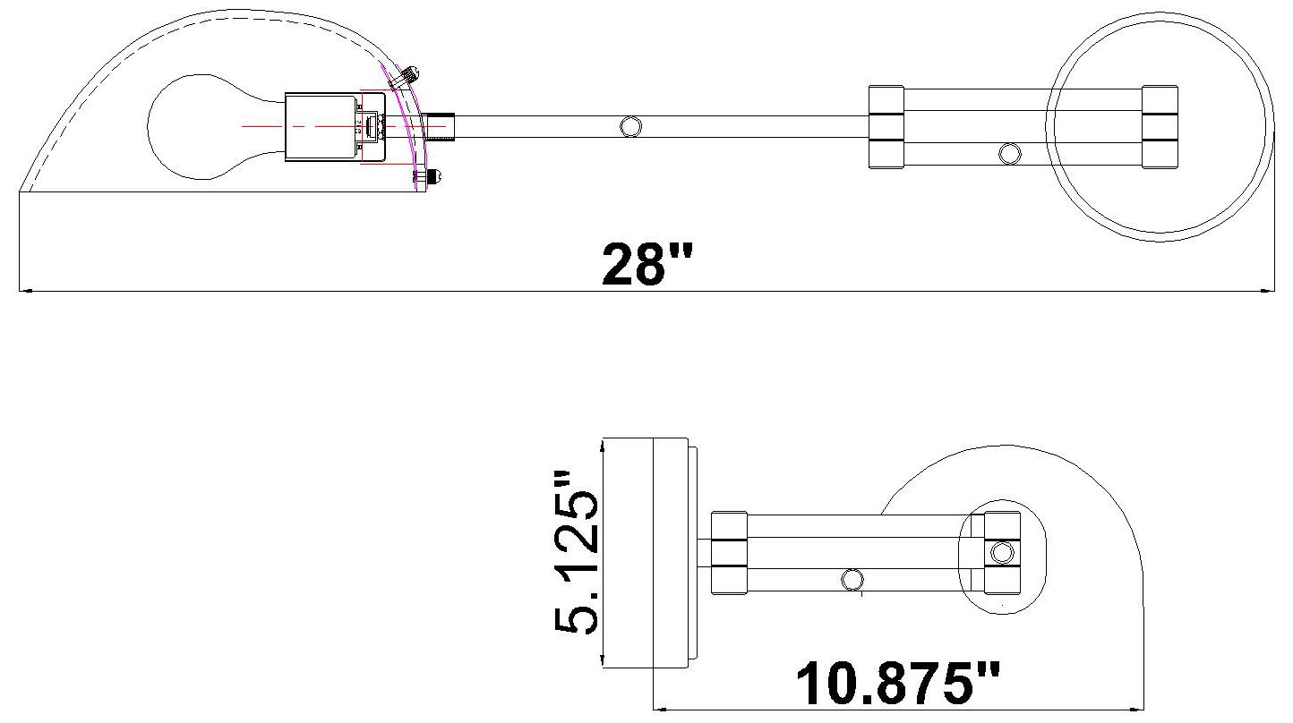 Breton by Z-Lite Modern Gold 1 Light Wall Sconce
