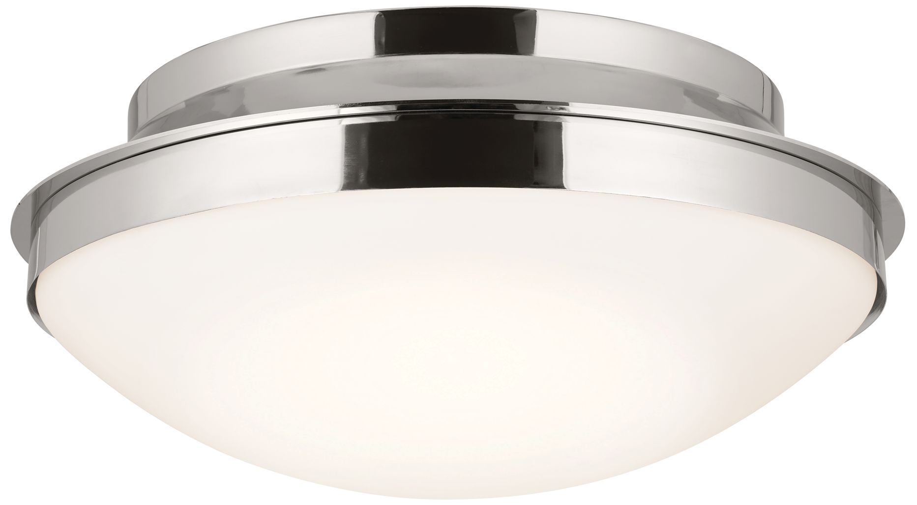 Image 2 Bretta 17.75 Inch 3 Light Flush Mount in Polished Nickel